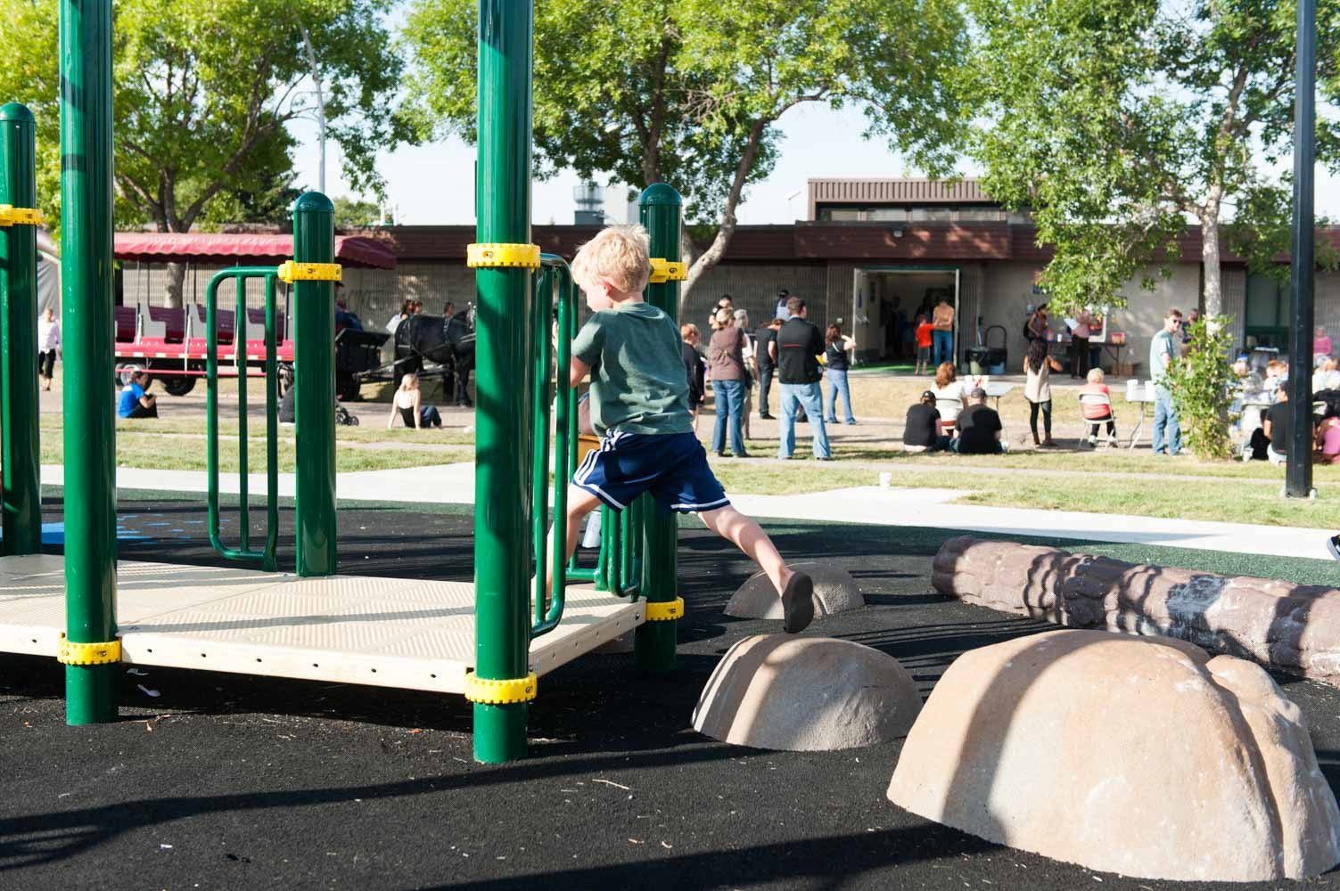 PlayWorks Spruce Avenue Playground in Edmonton, Alberta!